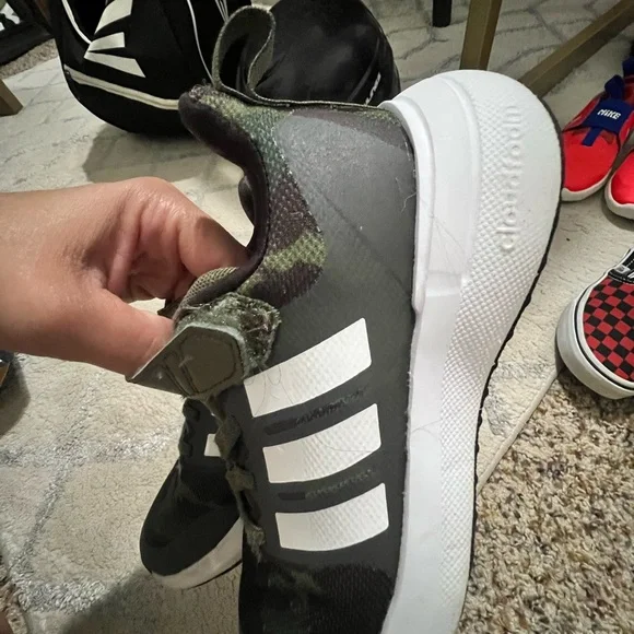 Adidas Green CAMO Cloudfoam Size 13 - Picture 8 of 10